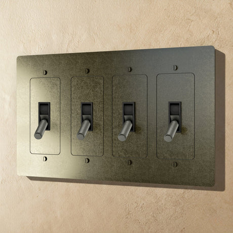 The Brass Toggle Switch (1 to 5 Gang) - Residence Supply