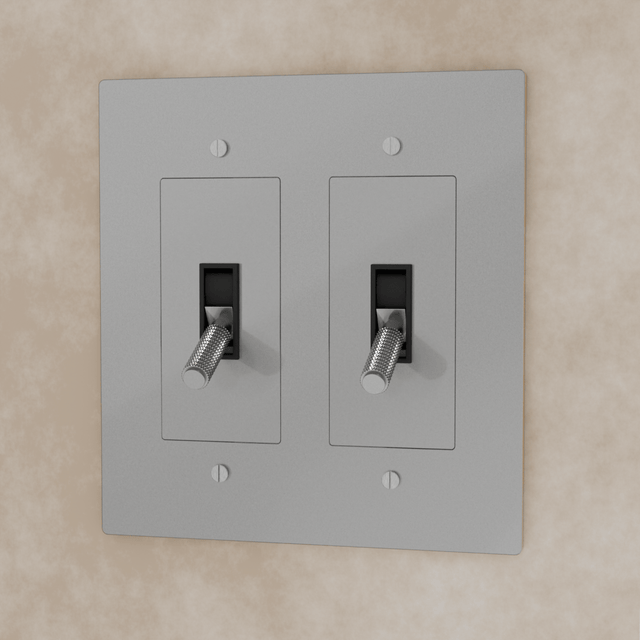 The Brass Toggle Switch (1 to 5 Gang) - Residence Supply