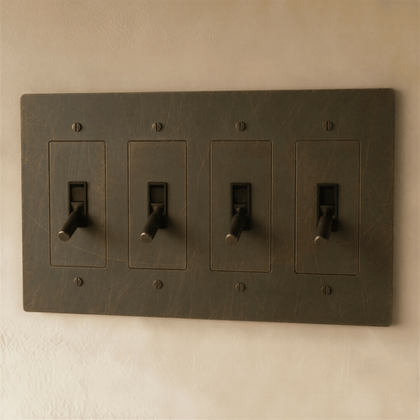 The Brass Toggle Switch (1 to 5 Gang) - Residence Supply