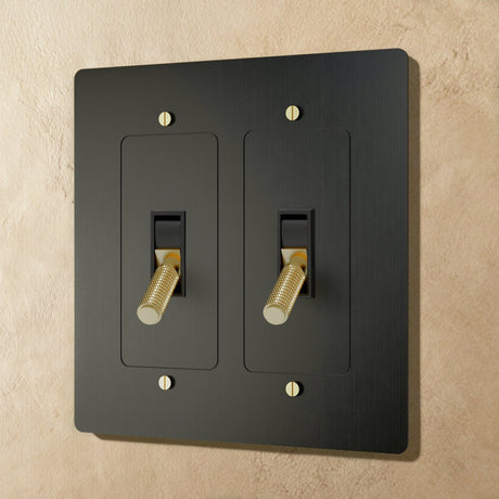 The Brass Toggle Switch (1 to 5 Gang) - Residence Supply