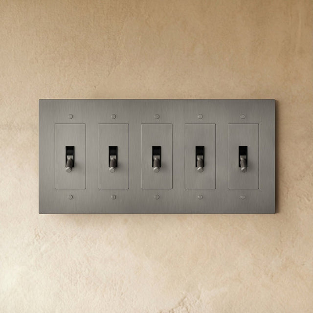 The Brass Toggle Switch (1 to 5 Gang) - Residence Supply