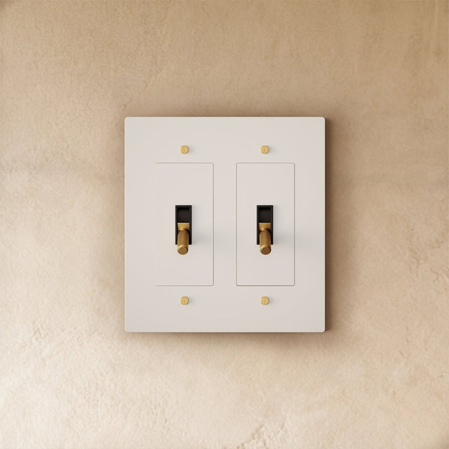 The Brass Toggle Switch (1 to 5 Gang) - Residence Supply