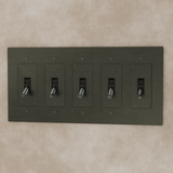 The Brass Toggle Switch (1 to 5 Gang) - Residence Supply