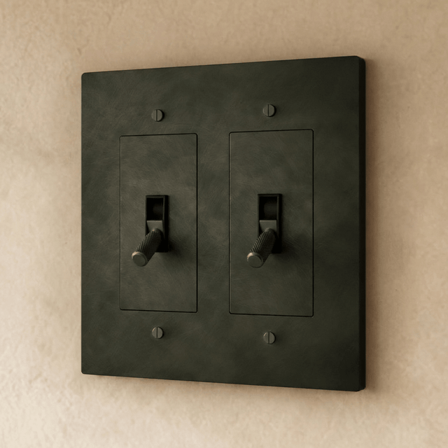 The Brass Toggle Switch (1 to 5 Gang) - Residence Supply