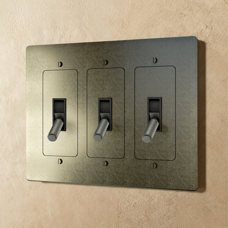 The Brass Toggle Switch (1 to 5 Gang) - Residence Supply
