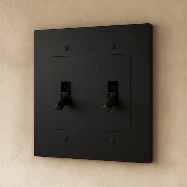 The Brass Toggle Switch (1 to 5 Gang) - Residence Supply