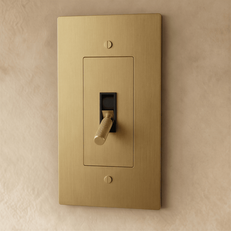 The Brass Toggle Switch (1 to 5 Gang) - Residence Supply