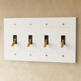 The Brass Toggle Switch (1 to 5 Gang) - Residence Supply