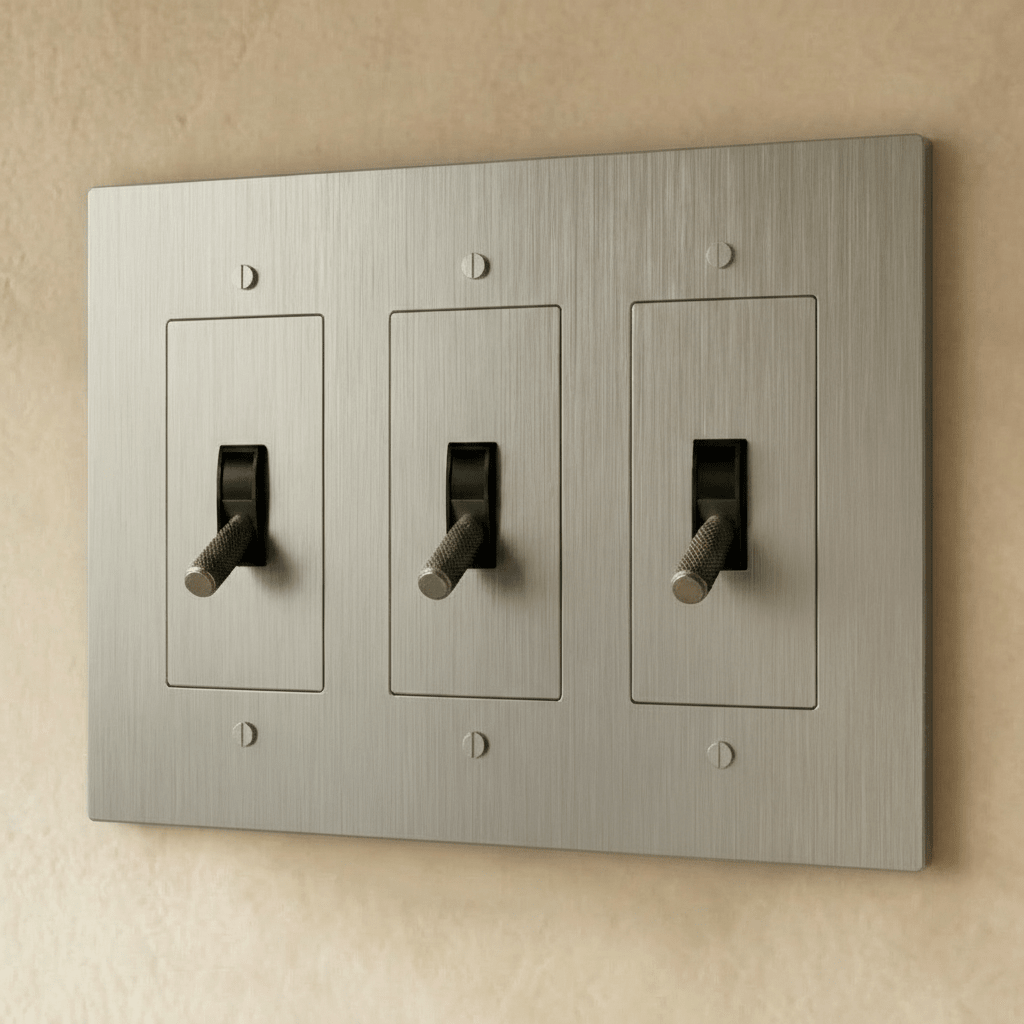The Brass Toggle Switch (1 to 5 Gang) - Residence Supply