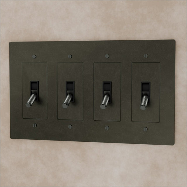 The Brass Toggle Switch (1 to 5 Gang) - Residence Supply