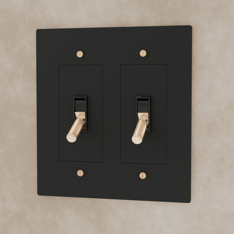 The Brass Toggle Switch (1 to 5 Gang) - Residence Supply