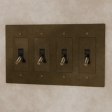 The Brass Toggle Switch (1 to 5 Gang) - Residence Supply