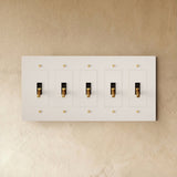 The Brass Toggle Switch (1 to 5 Gang) - Residence Supply