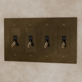 The Brass Toggle Switch (1 to 5 Gang) - Residence Supply