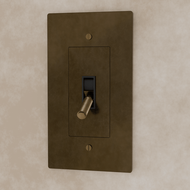 The Brass Toggle Switch (1 to 5 Gang) - Residence Supply