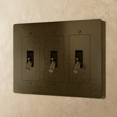 The Brass Toggle Switch (1 to 5 Gang) - Residence Supply