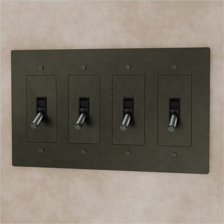 The Brass Toggle Switch (1 to 5 Gang) - Residence Supply