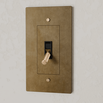 The Brass Toggle Switch (1 to 5 Gang) - Residence Supply