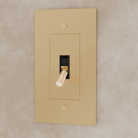 The Brass Toggle Switch (1 to 5 Gang) - Residence Supply
