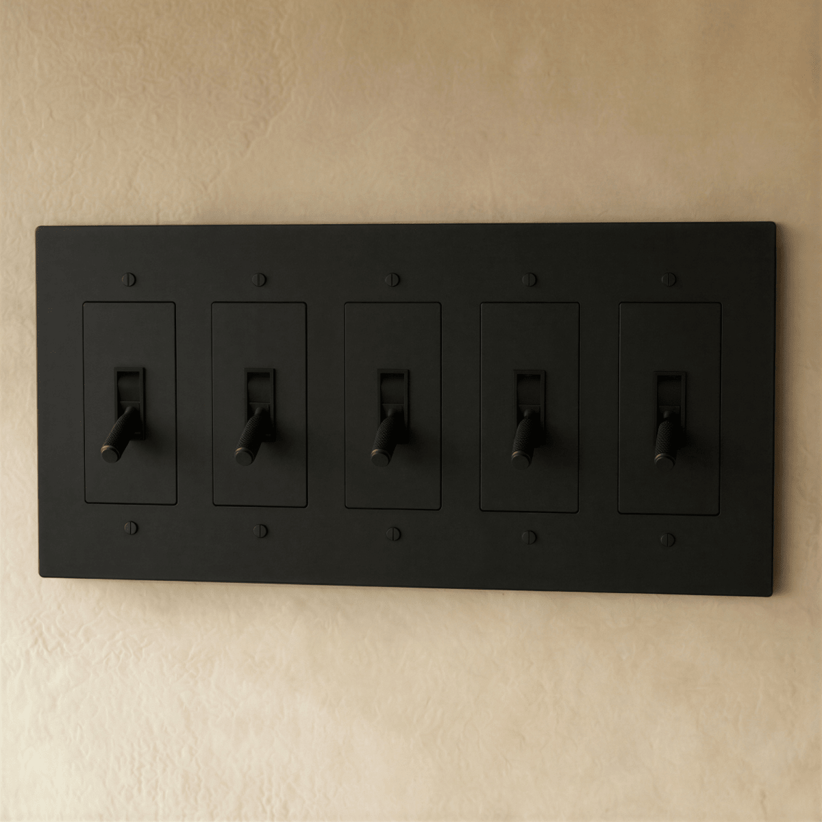 The Brass Toggle Switch (1 to 5 Gang) - Residence Supply
