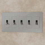 The Brass Toggle Switch (1 to 5 Gang) - Residence Supply