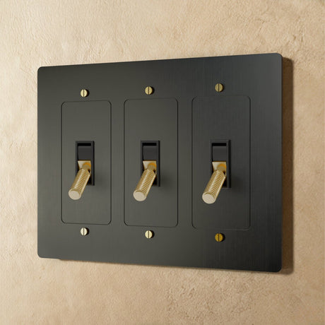 The Brass Toggle Switch (1 to 5 Gang) - Residence Supply