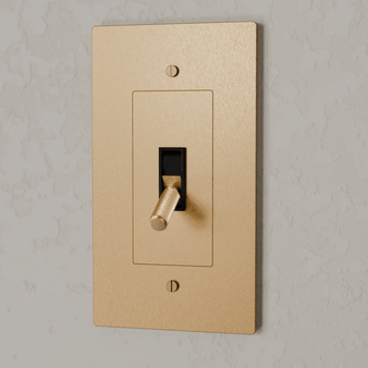 The Brass Toggle Switch (1 to 5 Gang) - Residence Supply