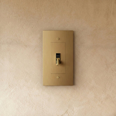 The Brass Toggle Switch (1 to 5 Gang) - Residence Supply