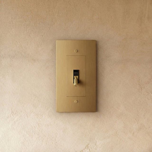 The Brass Toggle Switch (1 to 5 Gang) - Residence Supply