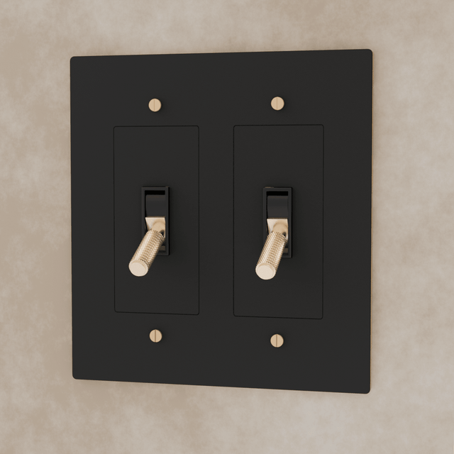 The Brass Toggle Switch (1 to 5 Gang) - Residence Supply