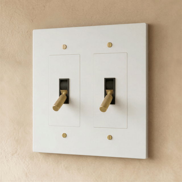 The Brass Toggle Switch (1 to 5 Gang) - Residence Supply
