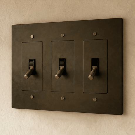 The Brass Toggle Switch (1 to 5 Gang) - Residence Supply