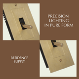 The Brass Toggle Switch (1 to 5 Gang) - Residence Supply