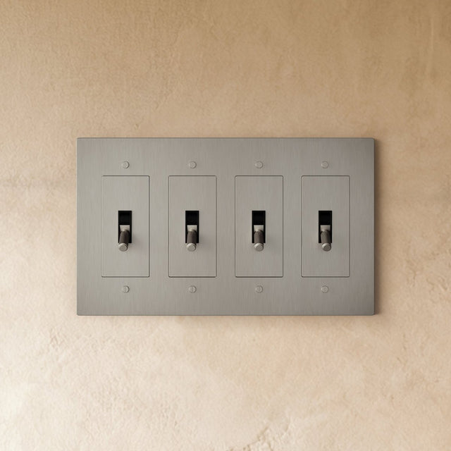 The Brass Toggle Switch (1 to 5 Gang) - Residence Supply