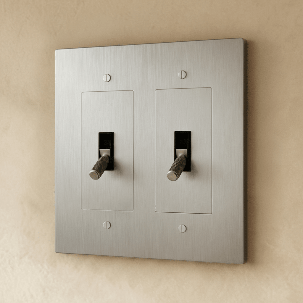 The Brass Toggle Switch (1 to 5 Gang) - Residence Supply