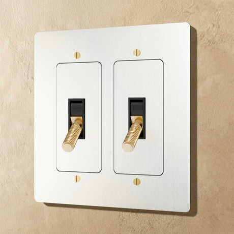 The Brass Toggle Switch (1 to 5 Gang) - Residence Supply