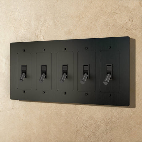 The Brass Toggle Switch (1 to 5 Gang) - Residence Supply