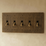The Brass Toggle Switch (1 to 5 Gang) - Residence Supply