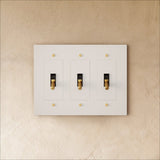 The Brass Toggle Switch (1 to 5 Gang) - Residence Supply