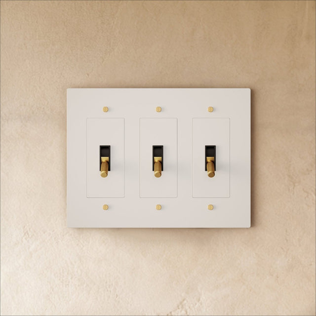 The Brass Toggle Switch (1 to 5 Gang) - Residence Supply