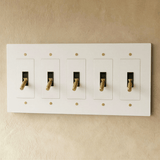 The Brass Toggle Switch (1 to 5 Gang) - Residence Supply
