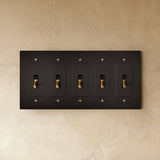 The Brass Toggle Switch (1 to 5 Gang) - Residence Supply