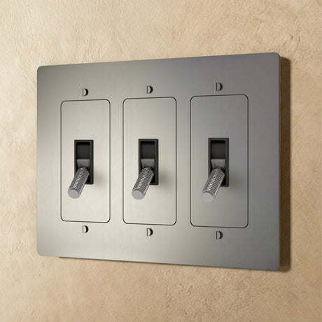 The Brass Toggle Switch (1 to 5 Gang) - Residence Supply