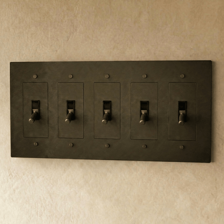 The Brass Toggle Switch (1 to 5 Gang) - Residence Supply