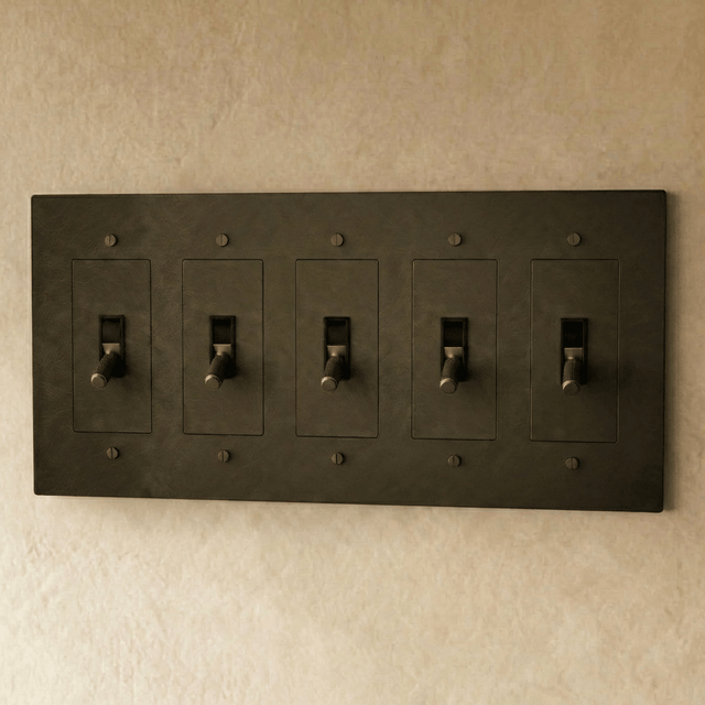 The Brass Toggle Switch (1 to 5 Gang) - Residence Supply