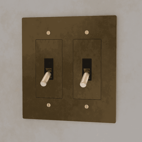 The Brass Toggle Switch (1 to 5 Gang) - Residence Supply
