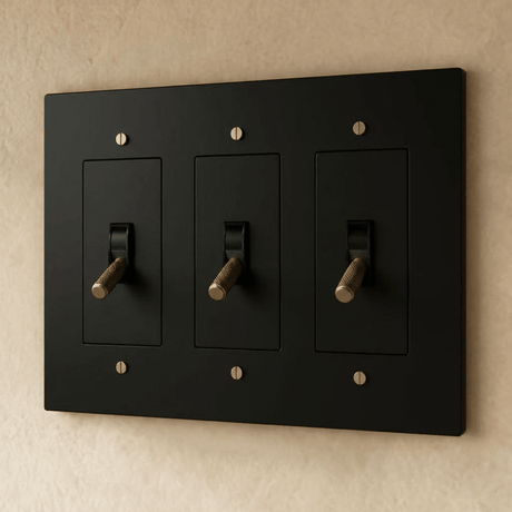 The Brass Toggle Switch (1 to 5 Gang) - Residence Supply