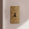 The Brass Toggle Switch (1 to 5 Gang) - Residence Supply