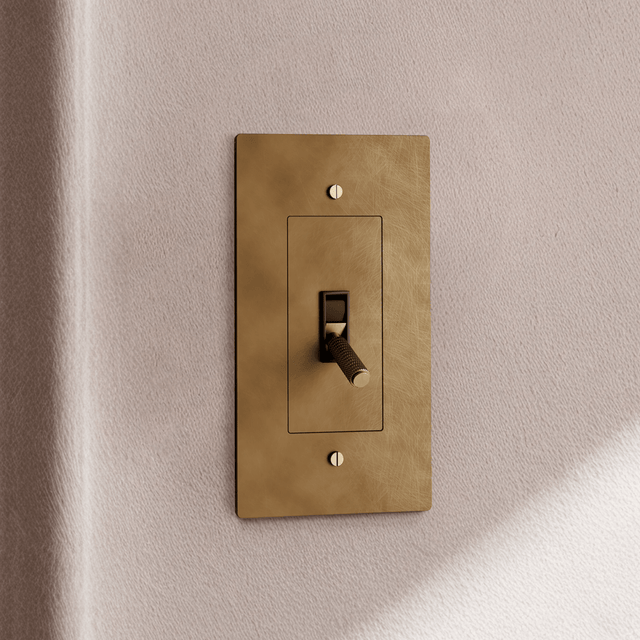 The Brass Toggle Switch (1 to 5 Gang) - Residence Supply