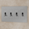 The Brass Toggle Switch (1 to 5 Gang) - Residence Supply